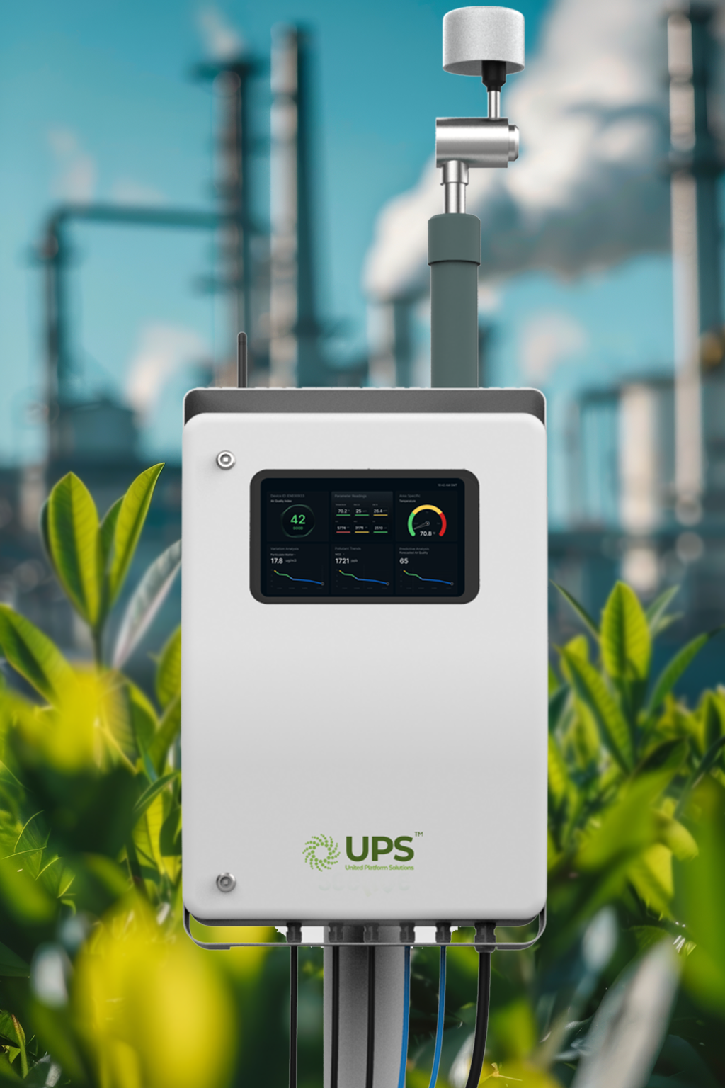 emission monitoring sensor by UPS